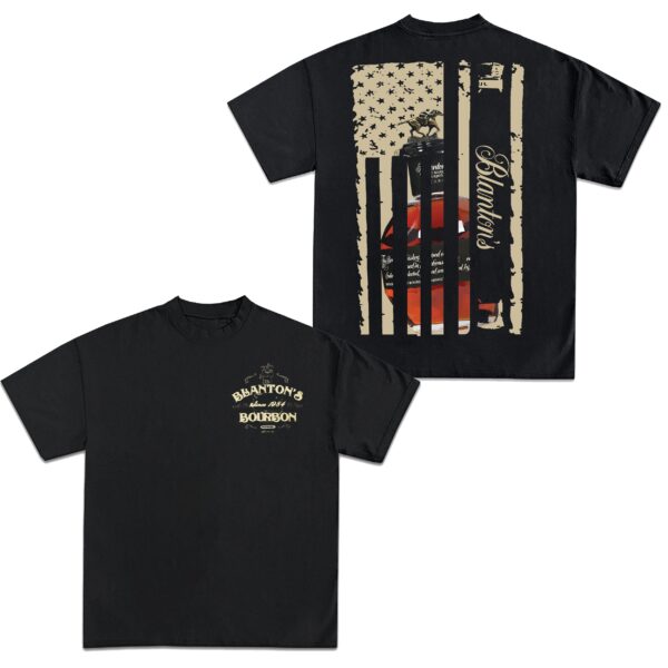 Blanton's Bourbon US Flag T-Shirt