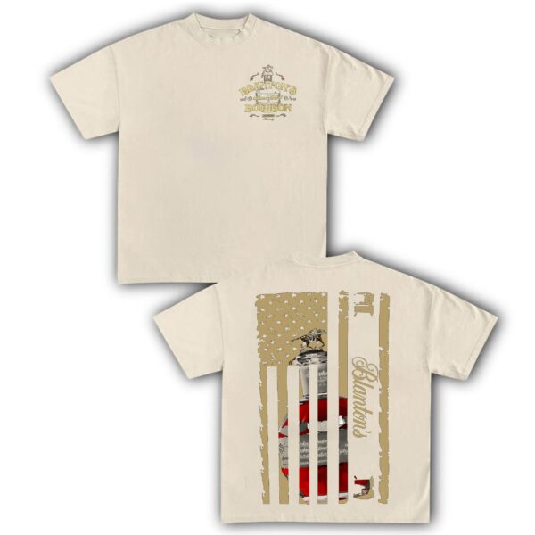 Blanton's Bourbon US Flag T-Shirt - Image 3