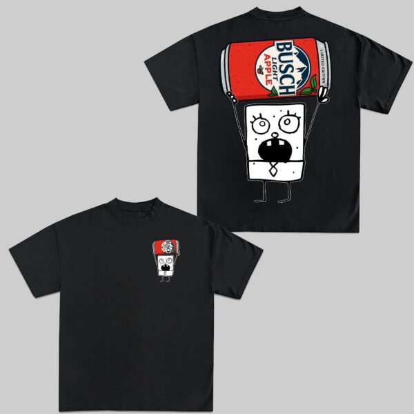 Doodlebob Busch Light Apple T-Shirt